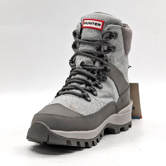 Hunter Charcoal and Black Winter Boots - Picture 3 of 10